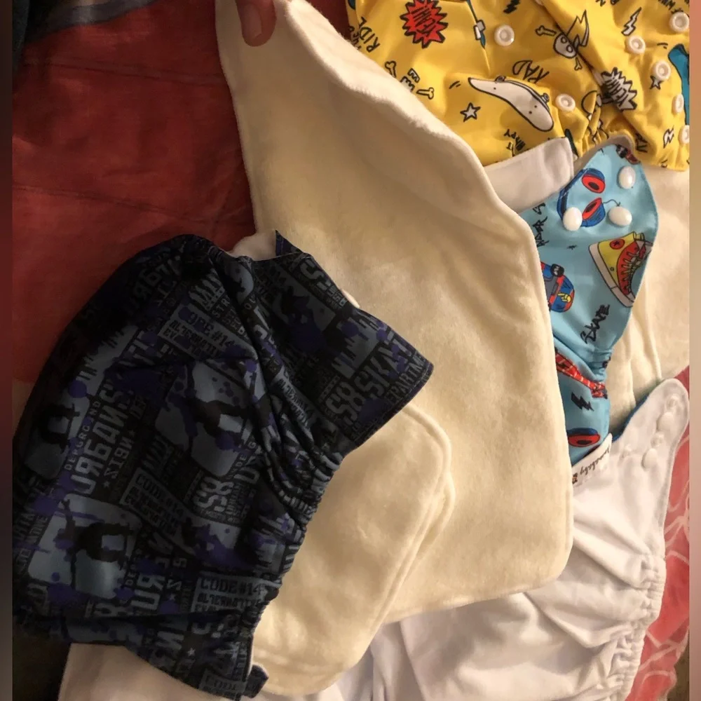 5 Pairs Anmababy Cloth Diapers Bundle